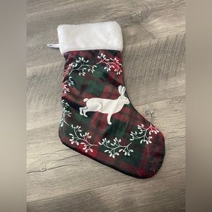 Christmas Rabbit Stocking